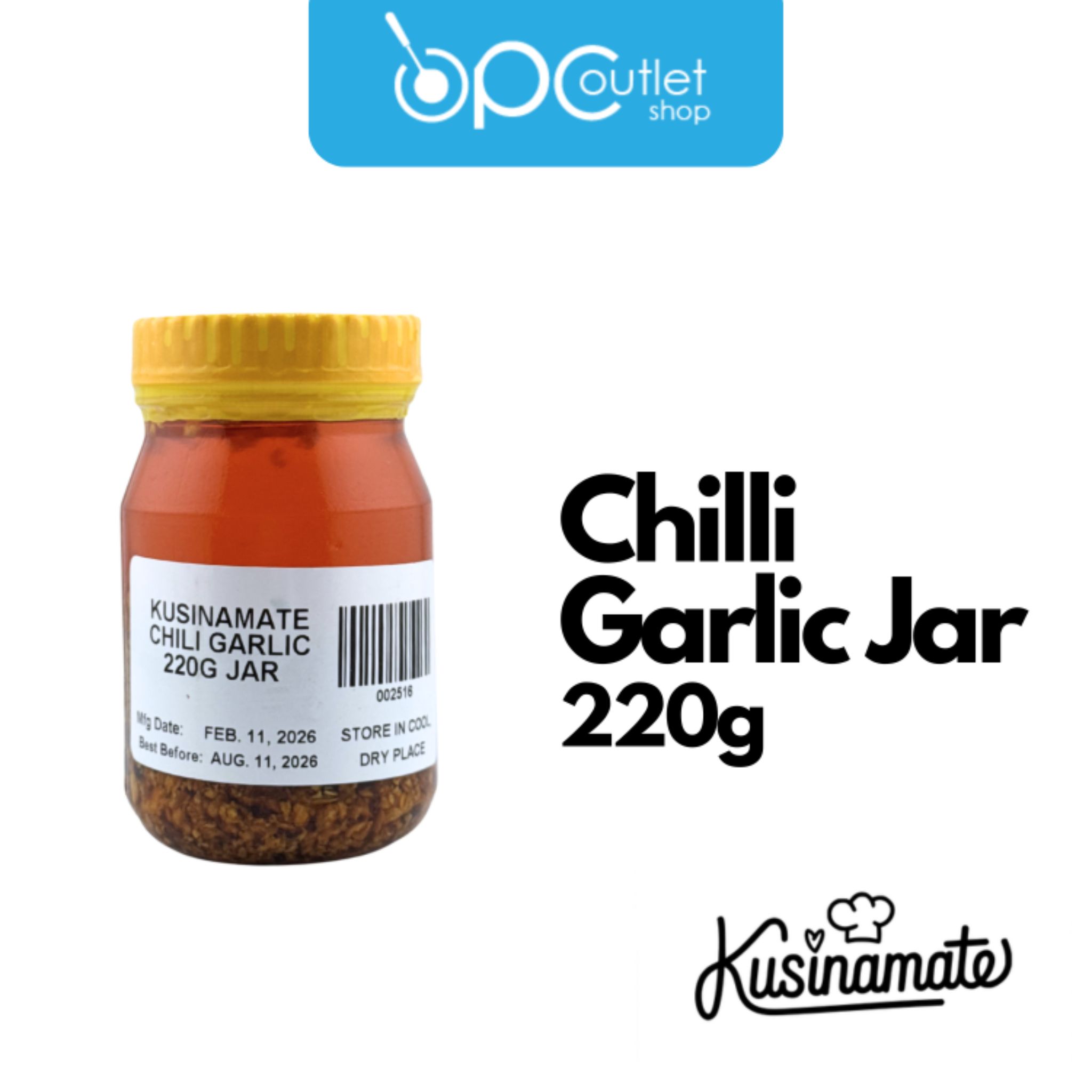 Kusinamate Chili Garlic 220 g